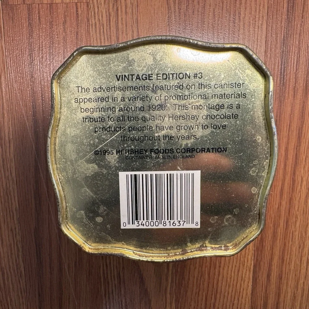 1995 Hershey's Chocolates Vintage Advertising Tin Edition #3